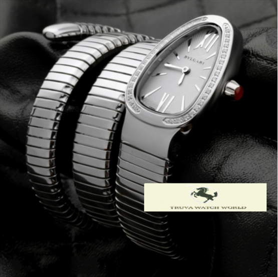 HK1317 BVLGARİ SERPENTİ GÜMÜŞ KASA BAYAN SAATİ